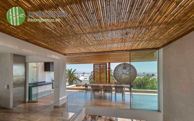 Hướng dẫn ốp trần bằng tre trúc