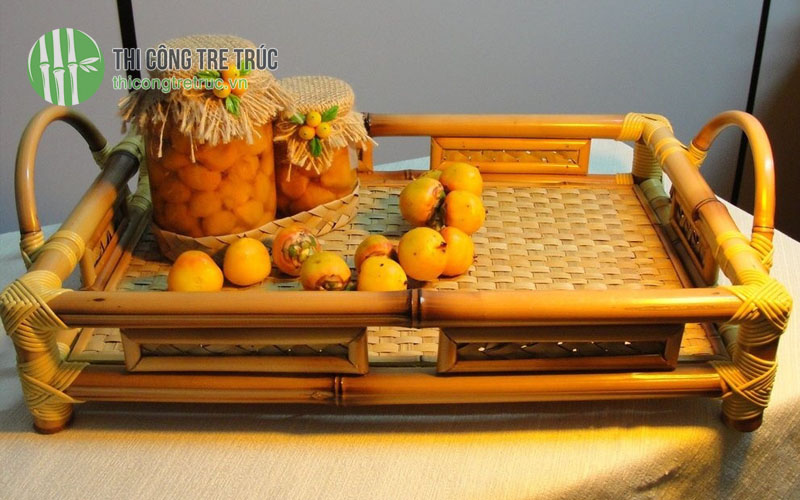 Khay bằng tre trúc