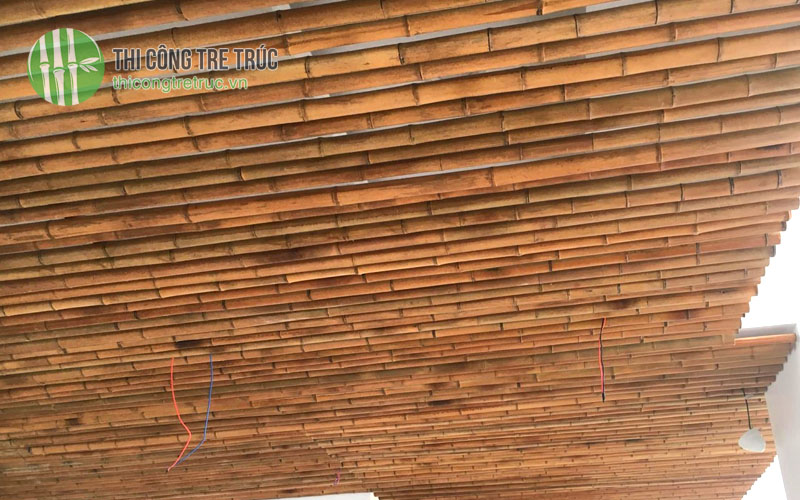 Hướng dẫn ốp trần bằng tre trúc đẹp mắt