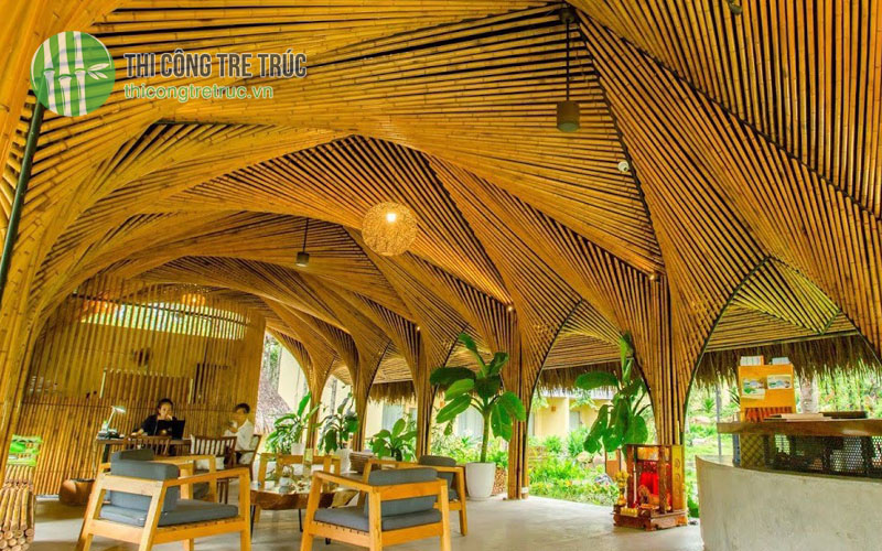 Ý tưởng trang trí quán cafe bằng tre trúc