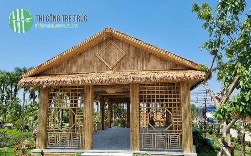Hướng dẫn cách làm nhà tre mái lá đơn giản
