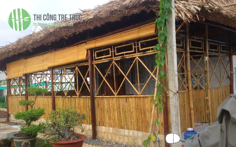 Hướng dẫn cách làm nhà tre mái lá đơn giản